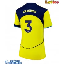 Tottenham Hotspur Radu Dragusin #3 Replica Third Shirt Ladies 2025-26 Short Sleeve